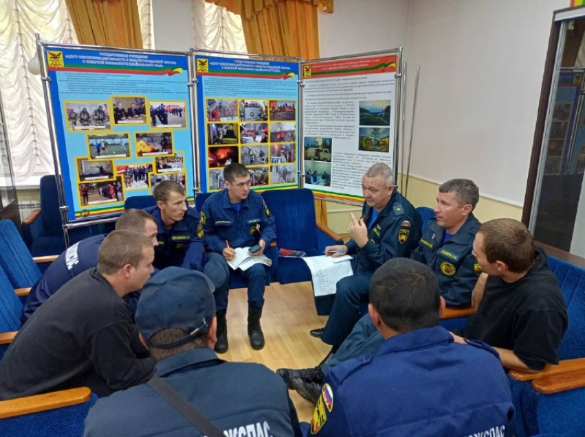 Забайкалпожспас отработал сценарий тушения пожара в Смоленской школе 